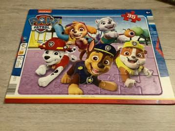 Puzzle Paw Patrol (35 pièces), Enlèvement ou Envoi, 10 à 50 pièces, Comme neuf, 2 à 4 ans