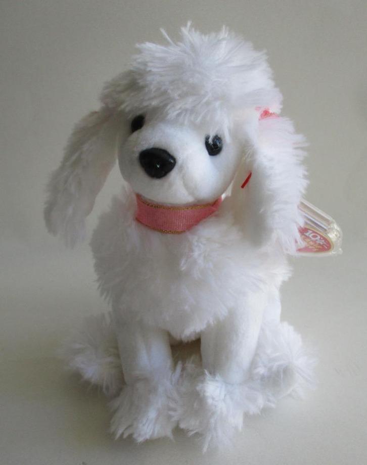 BEANIE BABIE’S: 10 -2002- L’AMORE - POEDEL - WIT, Verzamelen, Complete verzamelingen en Collecties, Verzenden