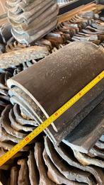 Nok en dakpannen, vamdaag af te halen, Doe-het-zelf en Bouw, Dakpannen en Dakbedekking, Ophalen, Gebruikt, Steen of Klei, Zwart