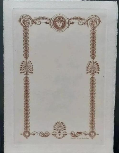 Oude menu+Hector Maquet+Voor de letter+Maquet, Verzamelen, Merken en Reclamevoorwerpen, Zo goed als nieuw, Overige typen, Ophalen of Verzenden