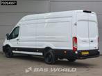 Ford Transit 130pk L4H3 Navi Airco Cruise Camera Parkeersens, Auto's, Stof, Euro 6, 4 cilinders, Wit
