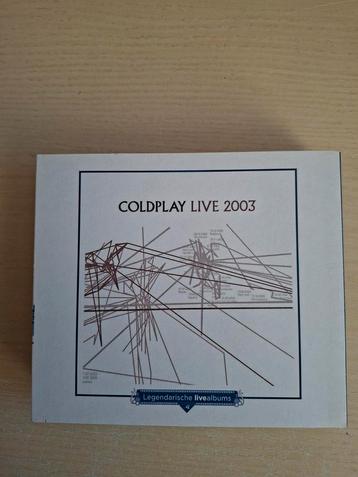 Cd/dvd. Coldplay.  Live 2003. Legendarische live-albums. beschikbaar voor biedingen