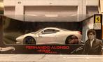 Ferrari 458 Italia Alonso white - Hotwheels Elite 1:18 + OVP, Ophalen of Verzenden, Hot Wheels