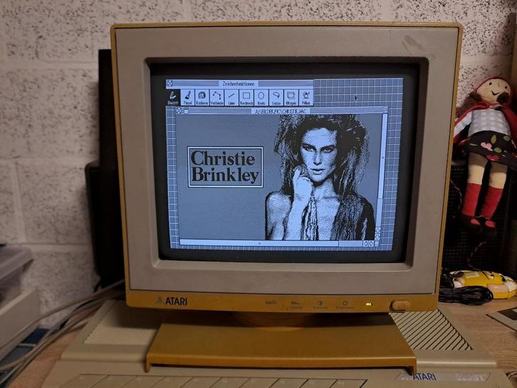 Atari SM144-monitor, Computers en Software, Vintage Computers, Ophalen of Verzenden