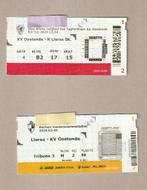 2 versch (gebruikte) tickets Lierse - Oostende (2023-2024), Ophalen of Verzenden, Gebruikt, Overige typen