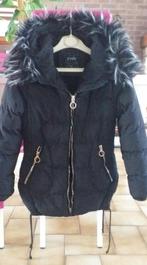 Manteau noir à capuche Yvon 8 ans zip central à remplacer, Fille, Yvon, Utilisé, Enlèvement ou Envoi