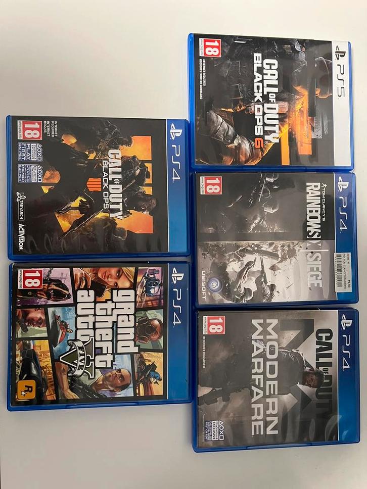 5 Playstation games - in goede staat, Games en Spelcomputers, Spelcomputers | Sony PlayStation 5, Zo goed als nieuw, Ophalen of Verzenden