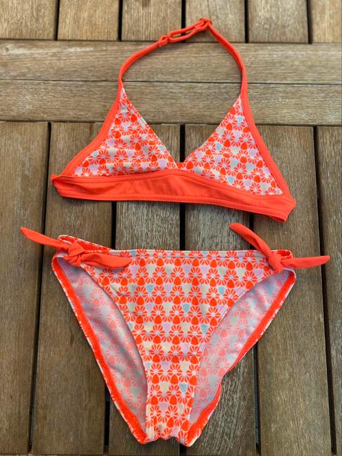 Bikini Tribord Oxylane fluo-oranje maat 10 jaar 133 -142, Enfants & Bébés, Maillots de bain pour enfants, Comme neuf, Autre, Taille 128