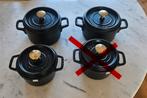Staub Braadpan / Cocotte set, Huis en Inrichting, Ophalen of Verzenden, Zo goed als nieuw, Gietijzer