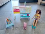 Barbie speelset babysitter Skipper met tweeling, Kinderen en Baby's, Ophalen of Verzenden, Zo goed als nieuw, Barbie