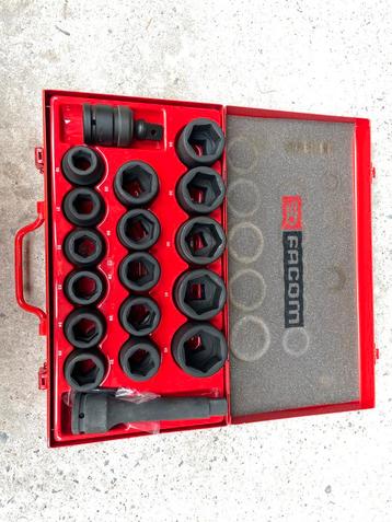 Facom Impact Doppenset NK.500E – 19 t/m 42 mm (ongebruikt) beschikbaar voor biedingen