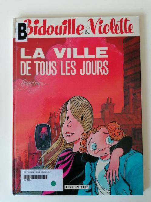 Bidouille et Violette - La Ville de tous les jours - EO1986, Livres, BD, Utilisé, Une BD, Enlèvement ou Envoi