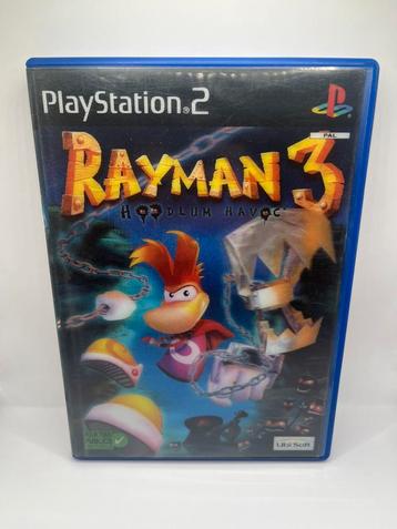 Rayman 3 Ps2 Game Holographic Cover - Pal Cib VGC