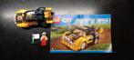 Lego city rally auto, Ophalen of Verzenden, Zo goed als nieuw, Complete set, Lego