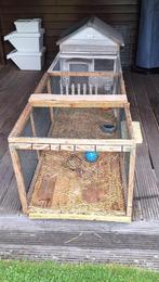 Konijnenhokje met buitenren op te halen voor 10 euro, Dieren en Toebehoren, Ophalen, 60 tot 90 cm, Cavia, Ren