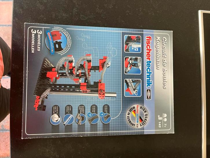 Knikkerbaan- kogelbaan: Fischertechnik, Kinderen en Baby's, Speelgoed | Educatief en Creatief, Zo goed als nieuw, Bouwen, Ophalen of Verzenden