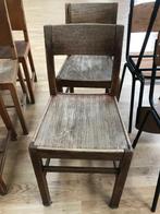 Caféstoelen, Trois, Brun, Enlèvement, Utilisé