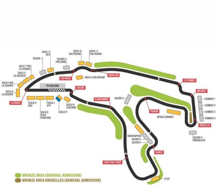 F1 Spa 2026 10 tickets vrijdag en 8 voor zaterdag., Tickets en Kaartjes, Sport | Overige, Juni
