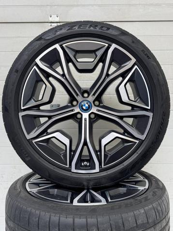22” BMW IX I20 VELGEN ZOMERBANDEN ORIG SET TPMS 1021* beschikbaar voor biedingen