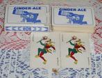 Oude speelkaarten Ginder-Ale (Br. Martinas Merchtem), Verzamelen, Ophalen of Verzenden, Gebruikt, Reclamebord, Plaat of Schild