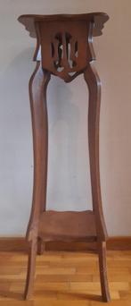 Sellette florale chêne 2 plateaux - Vintage, Enlèvement, Utilisé