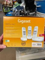 GIGASET TRIO COMPLET COMME NEUF, Télécoms, Téléphones fixes | Combinés & sans fil, Comme neuf, Enlèvement, 3 combinés
