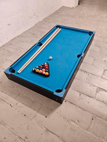Kleine biljarttafel kinderen 56 x 103 cm, Sport en Fitness, Biljarten en Poolen, Ophalen, Gebruikt, Biljarttafel