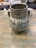 Reliëfvaas amfora terracotta, Antiek en Kunst, Ophalen