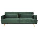 Maison du monde Groene fluwelen driezit, Ophalen