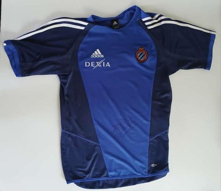 Maillot t-shirt foot Club de Brugge 40-42 Adidas 2000 TTB, Sport en Fitness, Voetbal, Zo goed als nieuw, Shirt, Maat L, Ophalen of Verzenden