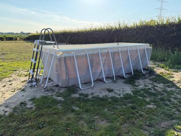 Intex zwembad, Enlèvement, Utilisé, 80 à 120 cm, Rectangulaire