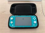Nintendo Switch Lite, Ophalen of Verzenden, Turquoise, Zo goed als nieuw, Met beschermhoes of tas