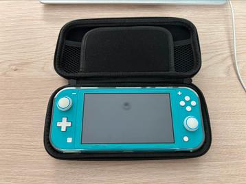 Nintendo Switch Lite, Enlèvement ou Envoi, Turquoise, Comme neuf, Avec housse de protection ou sac