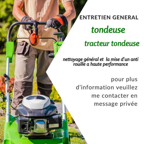 Entretien et réparation tracteur et tondeuse, Jardin & Terrasse, Tondeuses autoportées, Neuf, Enlèvement ou Envoi