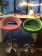 2 Barkrukken (verstelbaar), 2 krukken, Ophalen, Zo goed als nieuw, In hoogte verstelbaar