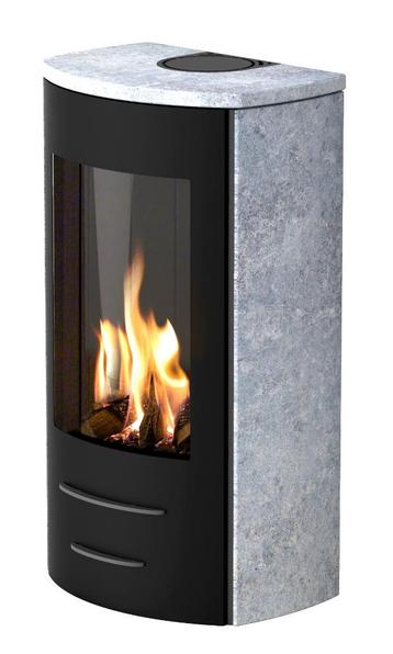 Lotus gaskachel type Gasline 20 met Speksteen op Propaan beschikbaar voor biedingen