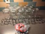 Weck potten met losse sluiting (1 liter), Ophalen, Zo goed als nieuw