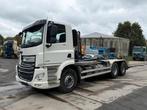 DAF CF 480 HAAKARM/ROLL-OFF TIPPER (bj 2019), Auto's, Vrachtwagens, Automaat, Euro 6, Overige brandstoffen, Wit