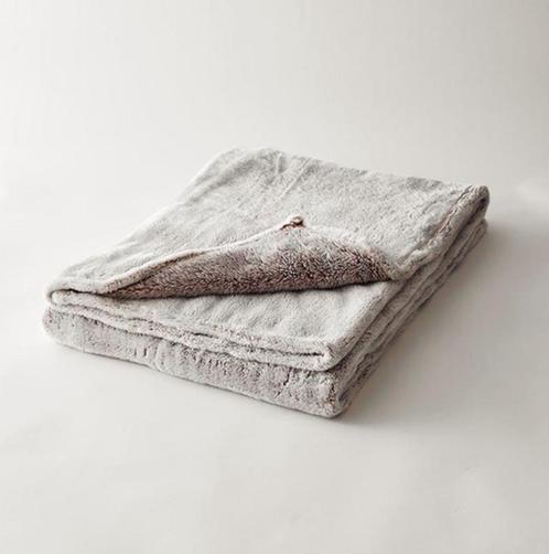 Plaids Cocooning Metallique Café fleece deken/ plaid NIEUW, Huis en Inrichting, Woonaccessoires | Plaids en Woondekens, Nieuw