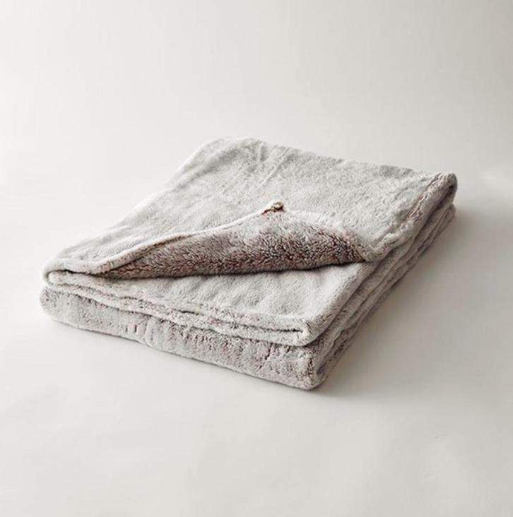 Plaids Cocooning Metallique Café fleece deken/ plaid NIEUW, Huis en Inrichting, Woonaccessoires | Plaids en Woondekens, Nieuw