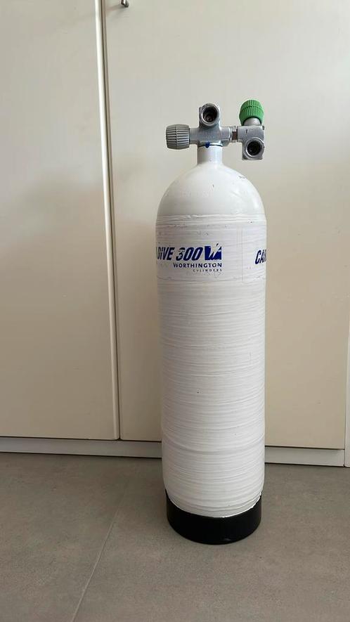 Worthington Carbondive 12l 300bar, Watersport en Boten, Duiken, Gebruikt, Duikfles, Ophalen of Verzenden