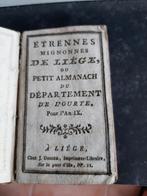 almanach liège 1800 1801, Enlèvement ou Envoi