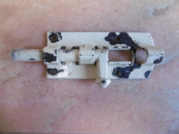 antiek oude grendel, schuiver, op te kuisen, Antiek en Kunst, Antiek | Gereedschap en Instrumenten, Ophalen of Verzenden