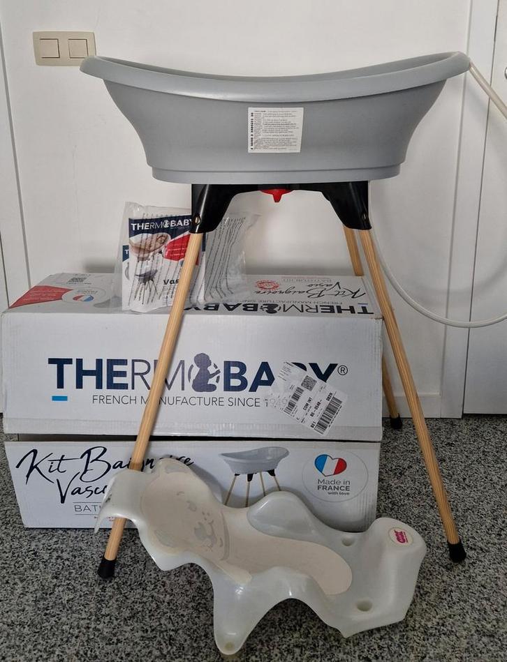 Baignoire sur pieds pliants Thermobaby, Kinderen en Baby's, Badjes en Verzorging, Zo goed als nieuw, Badje, Ophalen