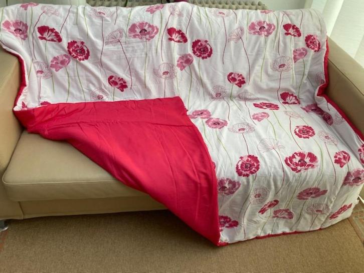 Dekbed - zetelplaid  (NIEUW), Huis en Inrichting, Woonaccessoires | Plaids en Woondekens, Nieuw, Ophalen of Verzenden