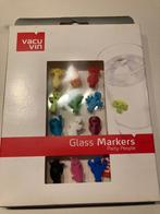 Glass markers van vacu vin (nog nieuw), Huis en Inrichting, Ophalen, Nieuw, Glas