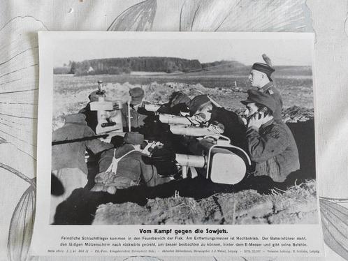 Duitse WO2  Feuerbereich der Flak kriegsberichter foto, Verzamelen, Militaria | Tweede Wereldoorlog, Ophalen of Verzenden