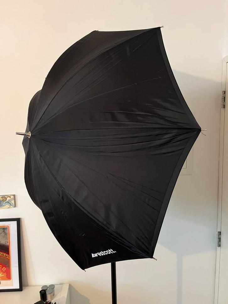 Westcott studio paraplu & statief, Audio, Tv en Foto, Fotografie | Fotostudio en Toebehoren, Zo goed als nieuw, Statief of Scherm