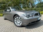 BMW 760i V12 07/2003 1er Propriétaire, Autos, Cuir, Argent ou Gris, 4 portes, Entreprise