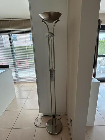 Staande lamp (met leeslamp)  in perfect staat!, Enlèvement, Comme neuf
